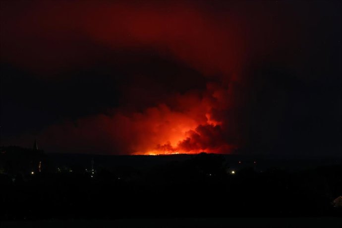 Imagen de archivo del incendio en los Altos Pantanos de Bélgica, a 14 de agosto de 2026 