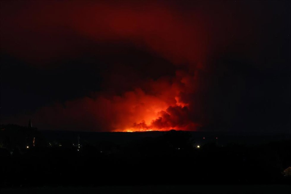 Imagen de archivo del incendio en los Altos Pantanos de Bélgica, a 14 de agosto de 2026 