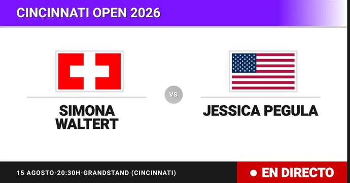 Simona Waltert - Jessica Pegula: resumen y estadísticas del partido de Treintaidosavos de final de Cincinnati Open