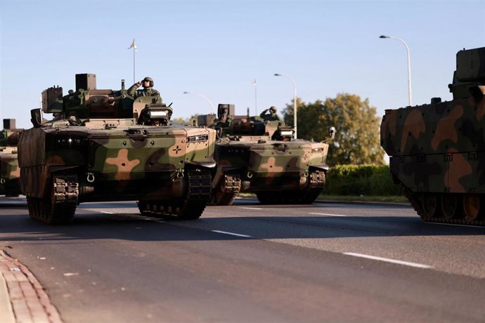Desfile del Día Nacional de las Fuerzas Armadas 2026 en Varsovia (Polonia) a 15 de agosto de 2026