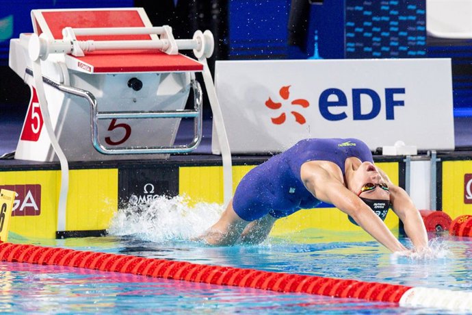 Irene Ciércoles, durante una competición.