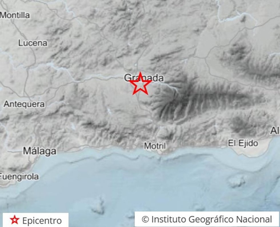 Registrado un seísmo de magnitud 3.1 con epicentro en Armilla