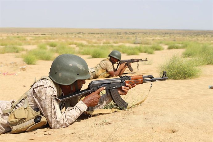 Archivo - Militares yemeníes en la provincia de Hajjah  