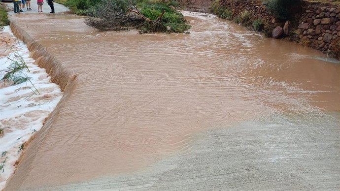 Las tormentas dejan  un acumulado de 186,2 l/m2 en Bejís