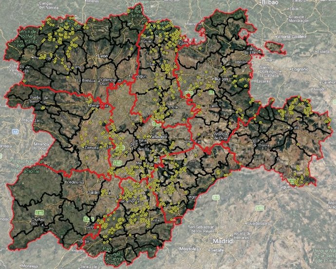 CyL registró 1.076 rayos que impactaron en tierra el sábado 15 de agosto