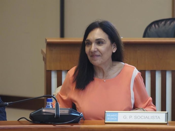Archivo - La diputada autonómica del PSdeG Carmen Rodríguez Dacosta en el Parlamento de Galicia, en una imagen de archivo.