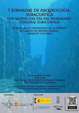 La Laguna acogerá las primeras jornadas de arqueología subacuática con participación de UNESCO y el Ministerio de Cultura
