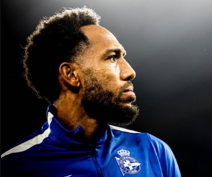 Pierre-Emerick Aubameyang con el Deportivo