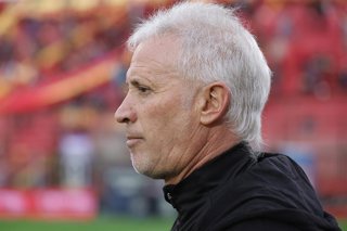 Futbol, Union Espanola vs Deportes Copiapo Fecha 9, campeonato Nacional 2024. El entrenador de Deportes Copiapo Ivo Basay es fotografiado durante el partido de primera division contra Union Espanola disputado en el estadio Santa Laura de Santiago,