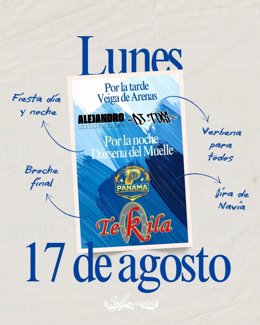 Cartel del día de la Jira de Navia