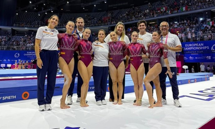 España termina séptima por equipos en el Europeo de gimnasia artística