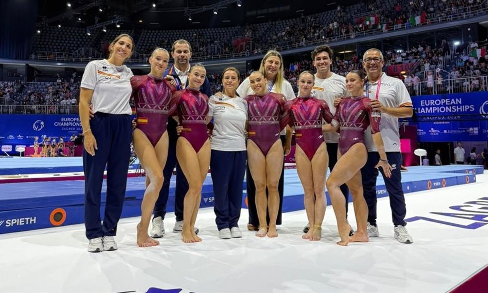 España termina séptima por equipos en el Europeo de gimnasia artística