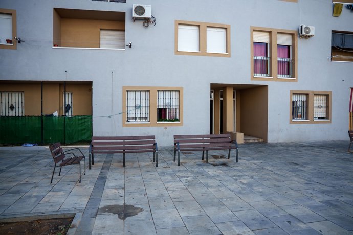 Lugar donde este domingo han muerto tres personas a tiro en Isla Cristina (Huelva)