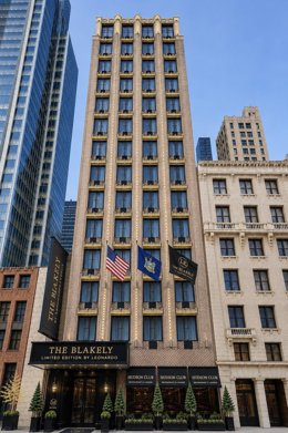 Render fachada. Leonardo Hotels en Nueva York.