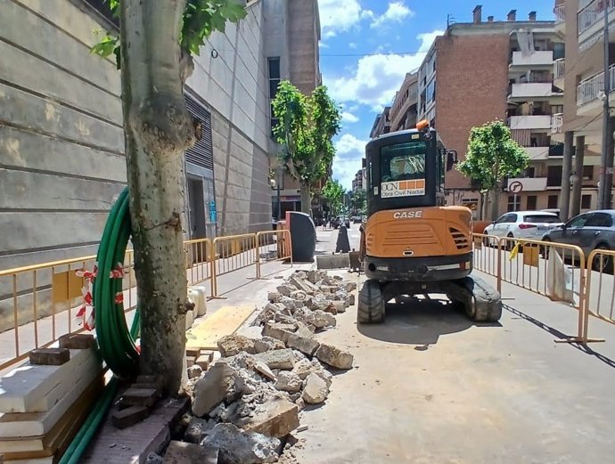 Imagen de un momento de las obras