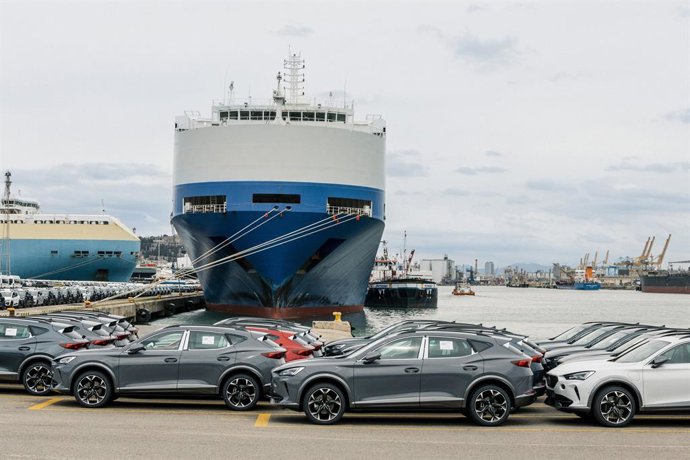 Imatge vehicles en el Port de Barcelona.