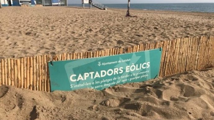 Restauració de dunes a Calafell (Tarragona)