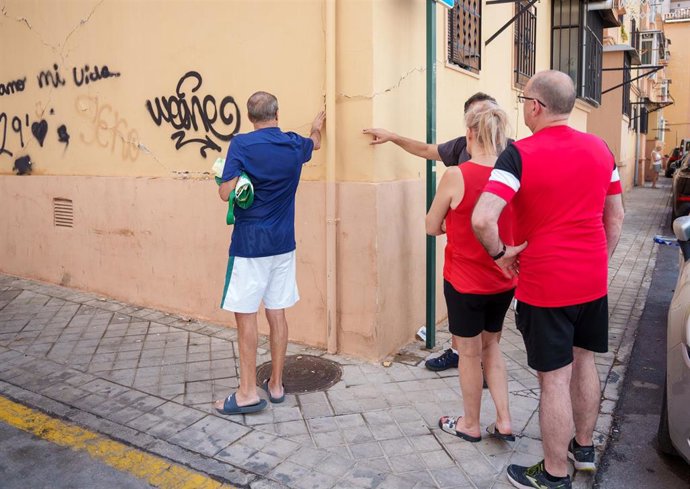 Consecuencias del terremoto en edificios y viviendas de la ciudad de Granada. A 15 de agosto de 2026 en Granada (Andalucía, España). 