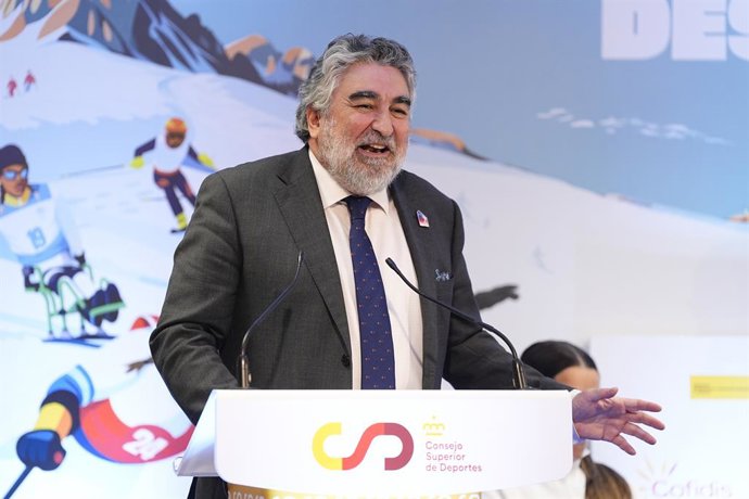 Archivo - Jose Manuel Rodriguez Uribes, President of Superior Sports Council CSD, during the reception of the Spanish athletes who participated in the Milano–Cortina 2026 Winter Paralympic Games, held at the headquarters of the Higher Sports Council (CSD)