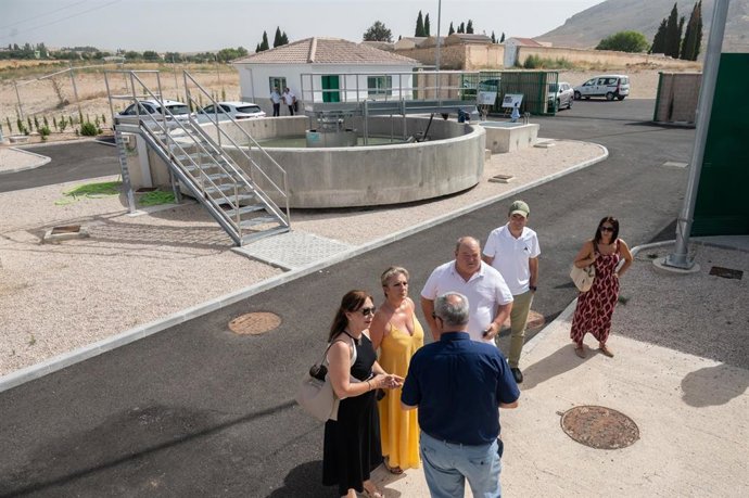 Inauguración de la nueva EDAR de Pedro Martínez, en los Montes Orientales de Granada.