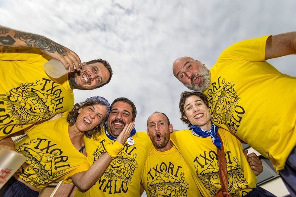 Elenco de 'GAUPASA' (González, Sedano, Caiña, Maruri, Astigarraga y Angulo)