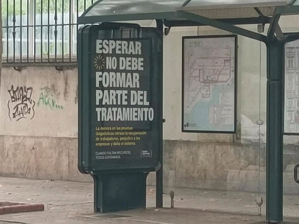 Imagen de los nuevos mensajes de la campaña de CEOE-Cepyme Santander contra el absentismo
