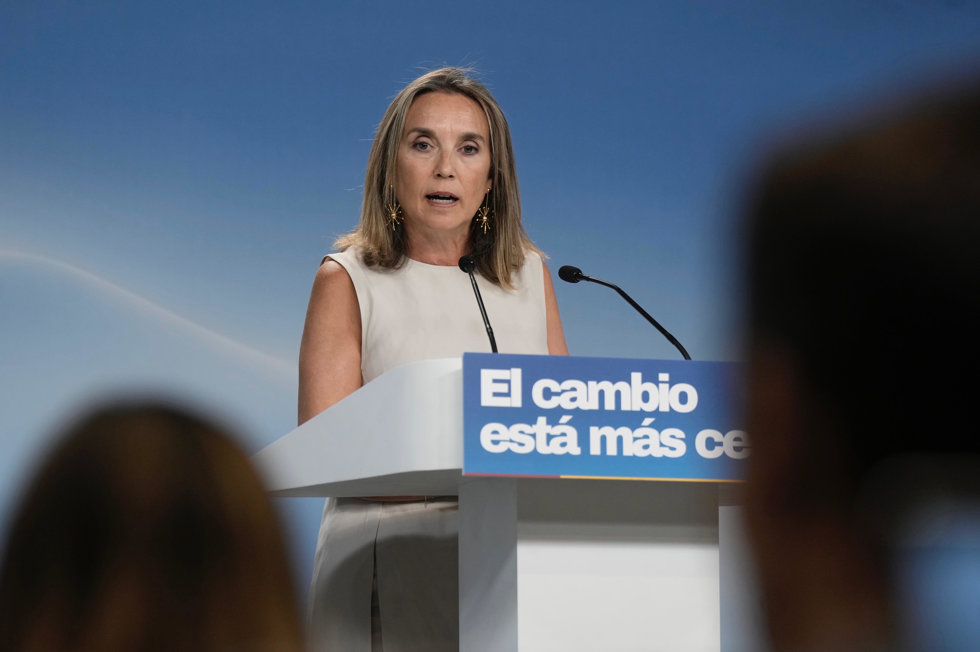 La vicesecretaria de Regeneración Democrática del PP, Cuca Gamarra 