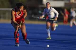 Santiago 18 de junio 2017. Hockey Cesped Femenino Las Diablas se despiden de su hinchada antes de viajar al Mundial en Sudafrica, con encuentro frente a Uruguay. Karin Pozo/Photosport