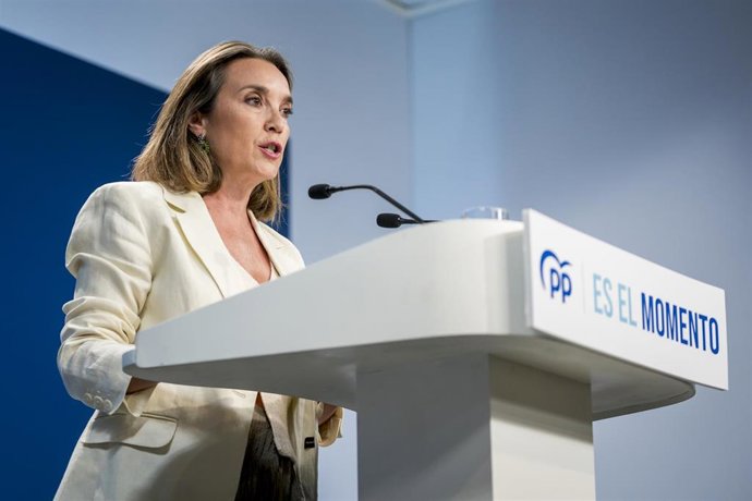 Archivo - La vicesecretaria de Regeneración Institucional del PP, Cuca Gamarra