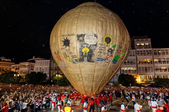 Betanzos celebra este martes la primera 'jira de Os Caneiros' con un dispositivo especial de seguridad