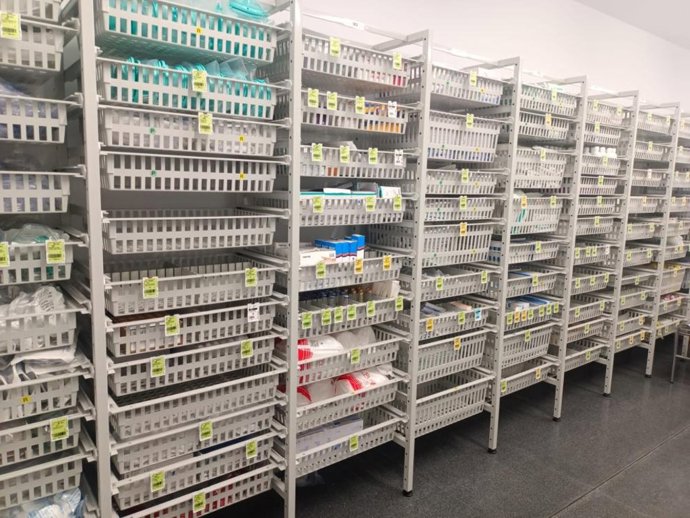 El nuevo Hospital de Alcañiz implanta un sistema de almacén inteligente.