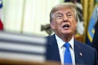 Trump asegura que Irán debe enseñar "la bandera blanca de rendición"