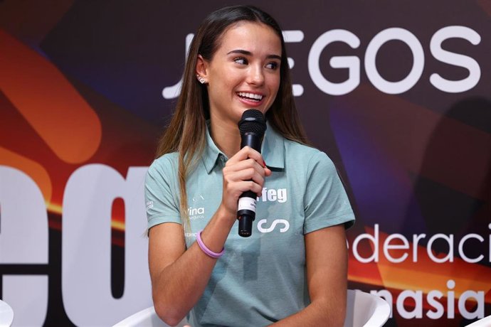 Archivo - La gimnasta española Inés Bergua, en el Media Day del CSD.