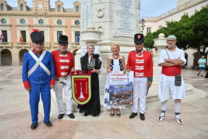 Presentación de la recreación histórica de Los Coloraos.