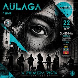 El grupo Aulaga Folk actuará el sábado en la Corrala del Palacio del Caballero de Olmedo (Valladolid)
