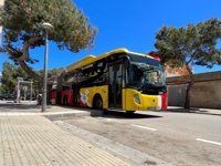 Muere un hombre al caerle encima una farola derribada por un autobús del TIB en Valldemossa