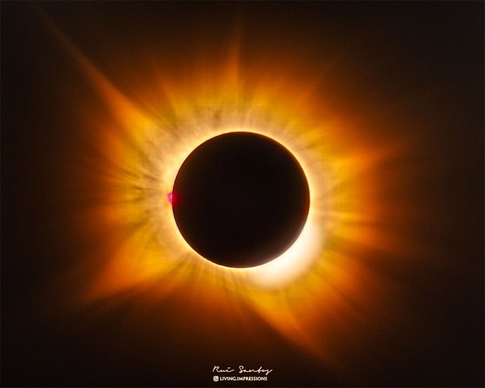 La imagen del día de la NASA representa al eclipse solar total del 12 de agosto de 2026 desde Benavente (Zamora).