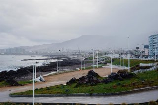 Antofagasta 17 de agosto 2026. Intensas lluvias afectan a la region de Antofagasta a consecuencia de un sistema frontal alojado en el norte del pais. Yamil Maureira A./Aton Chile