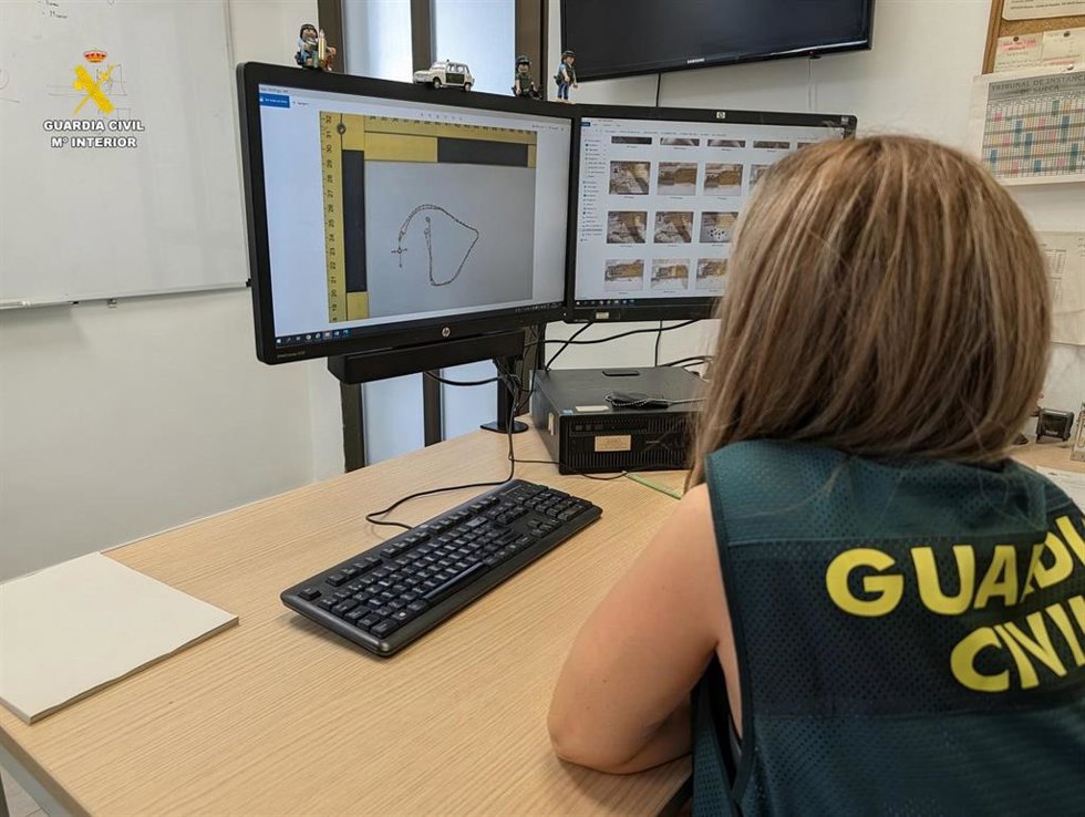 Una Guardia Civil en imagen de archivo.
