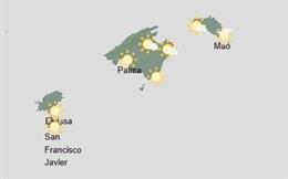El tiempo hoy, martes 18 de agosto, en Baleares.
