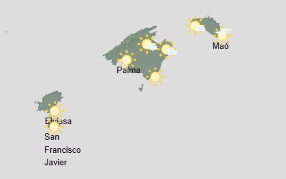 El tiempo hoy, martes 18 de agosto, en Baleares.