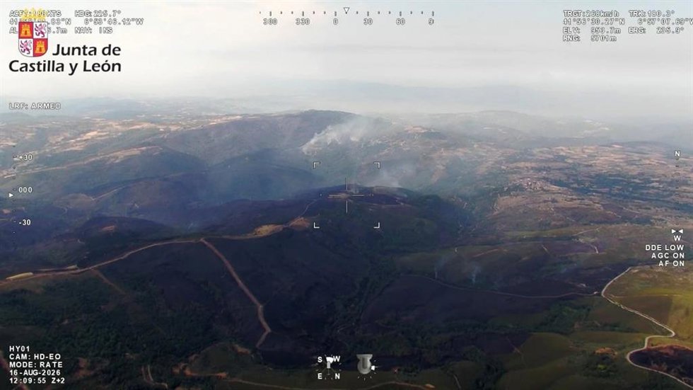 Incendio de La Tejera (Zamora).