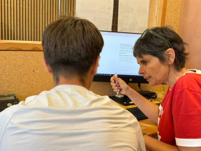 Una sessió de reinserció laboral
