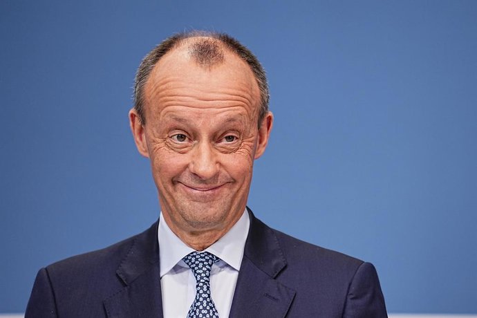 Archivo - 17 December 2021, Berlin: Friedrich Merz reacts after the Christian Democratic Union (CDU) voted for him to become head of the party, replacing Armin Laschet. Photo: Michael Kappeler/dpa