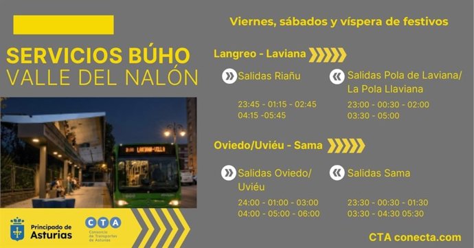 Servicio búhos Nalón.