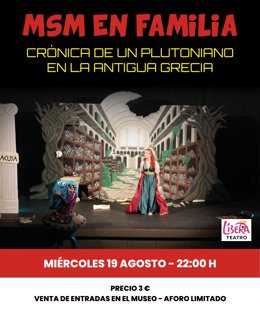 Cartel del espectáculo de este miércoles.