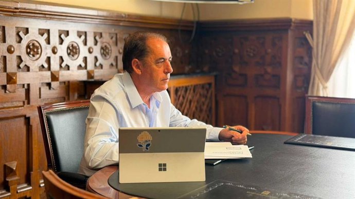 El Presidente De La Diputación De Soria, Benito Serrano, En Junta De Gobierno Local.