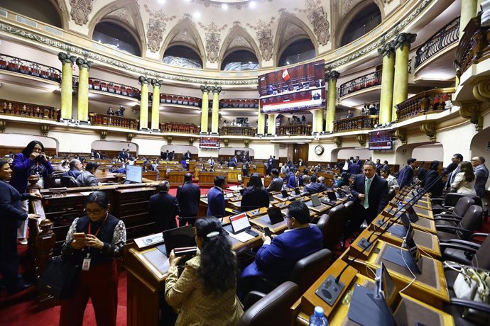 Perú.- Juntas de Portavoces del Senado y de la Cámara de Diputados se reúnen mañana