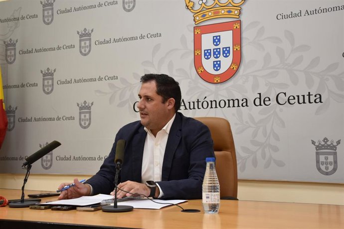 El portavoz del Gobierno de Ceuta Alejandro Ramírez.