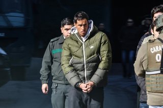 Santiago, 18 de Agosto de 2026.  Ingreso de Camilo Huerta al sector de Gendarmeria para su control de detencion por la Operacion Amsterdam por venta de Marihuana con fachada de venta medicinal de Cannabis  Diego Martin /Aton Chile